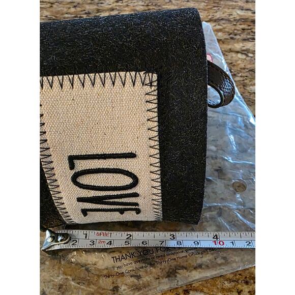 Thirty-One Dream keeper Mini Bin Brushed Graphite - LOVE - New In Bag - Picture 4 of 6